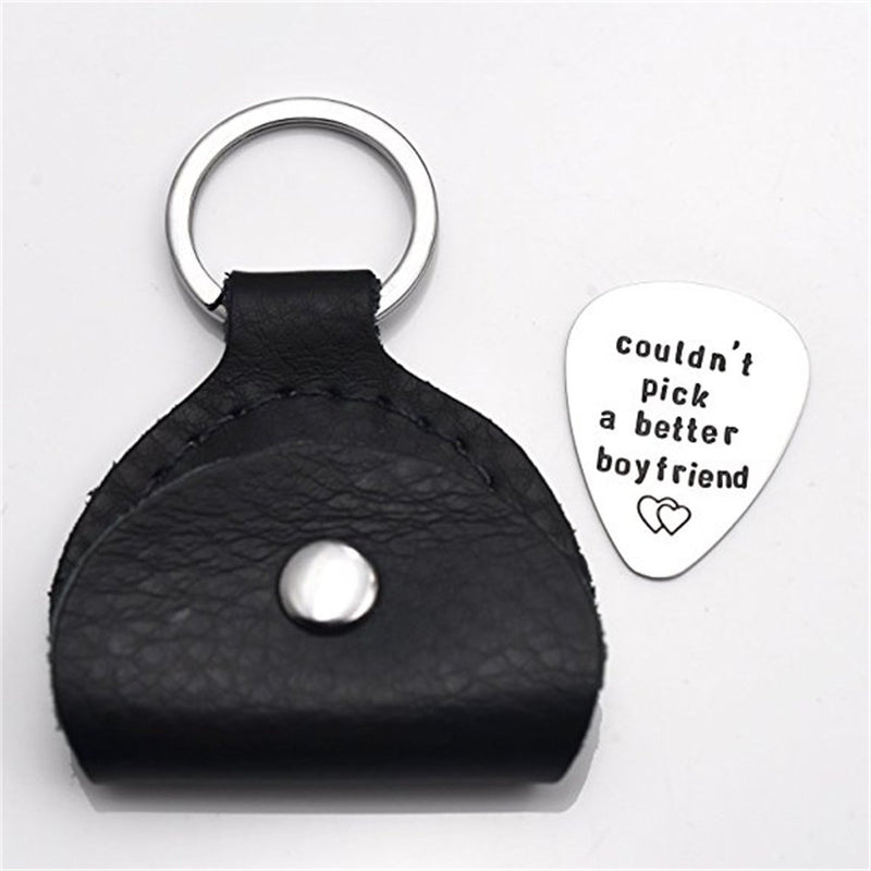 Guitar Picks for Boyfriend Couldn’t Pick a Better Boyfriend Guitar Pick Music Lover Gift for Musician
