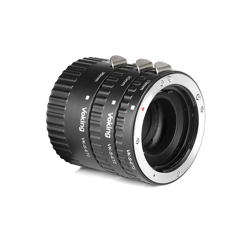 Voking VK-S-ET2 13mm 21mm 31mm Macro Auto Focus A Mount Extension Tube Ring Set AF for Sony A Mount DSLR A65 A58 A55 A33 A77II,etc