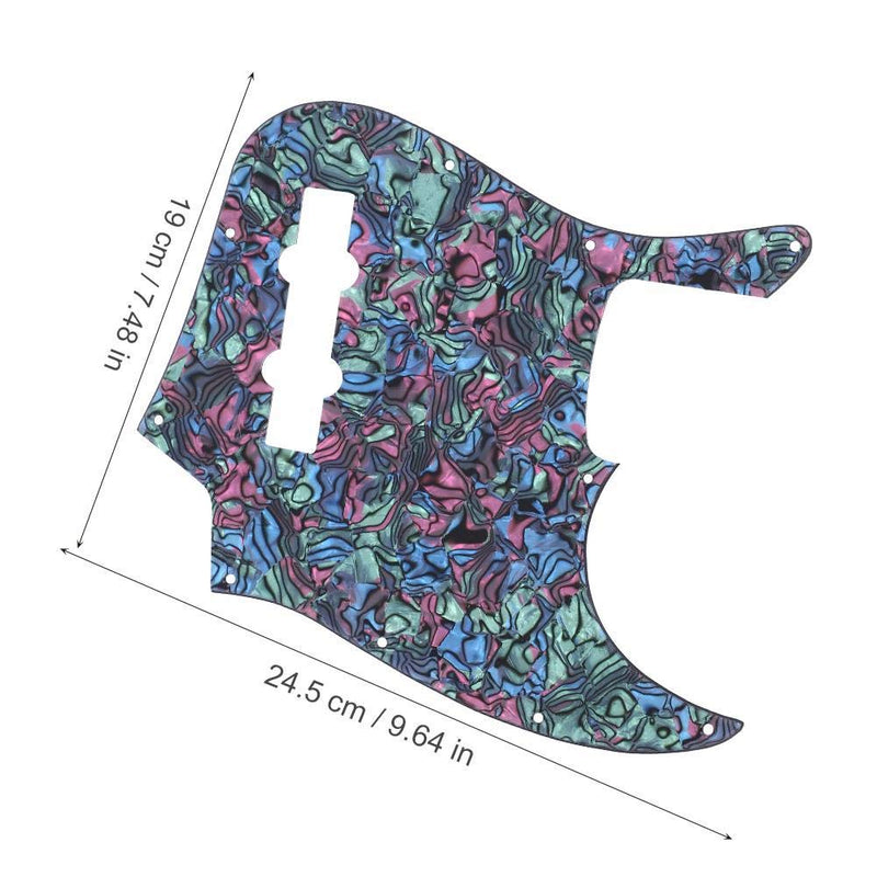 Vbest life Jazz J Bass Pickguard,PK-66 Acrylic Humbucker 10 Hole Modem Pickguard Humbucker Pickguard Replacement