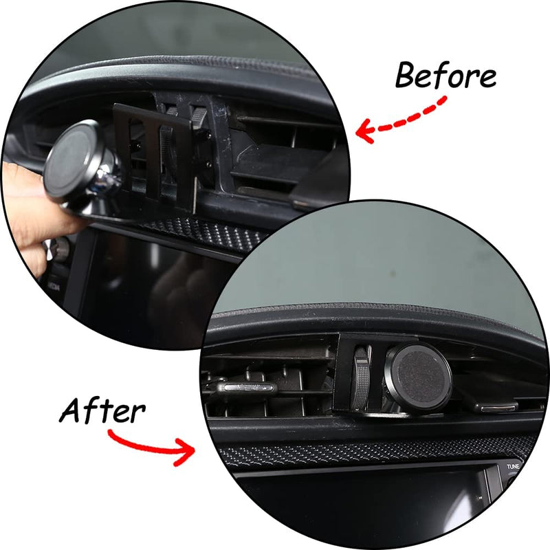 [AUSTRALIA] - Car Phone Holder ,Car Phone Mount Magnetic Phone Mount Dash Clip Black,Compatible with 2012-2020 Toyota 86&Subaru BRZ . (A) A 