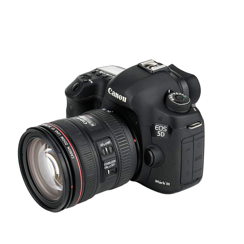 JJC Eg Soft Extended Eyecup Eyepiece Eyeshade for Canon EOS 1D X Mark II 1Ds Mark III 1D Mark IV 1D Mark III 5D Mark IV 5D Mark III 5DS R 7D Mark II 7D Viewfinder Replaces Canon Eg Eye Cup