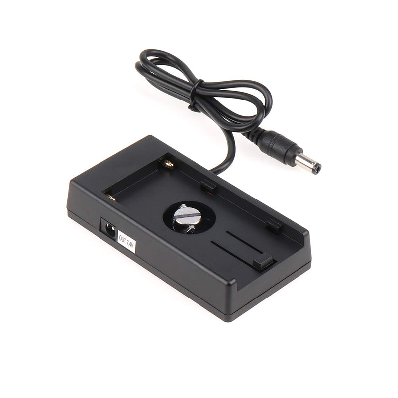 Foto4easy LP-E17 Dummy Battery with NP-F970 Battery Plate Power Adapter and Hot Shoe for Canon EOS M3 M5 M6 DSLR Cameras