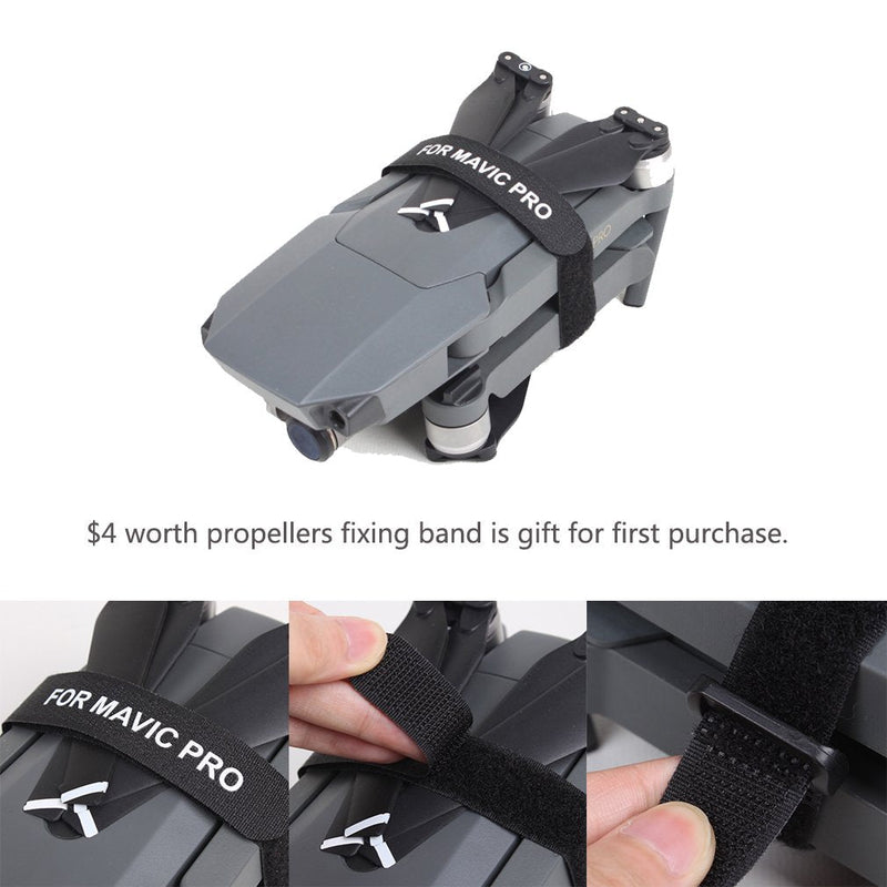 [AUSTRALIA] - AxPower 2 Pairs Drone Propellers for DJI Mavic Pro or Mavic Pro Platinum Propellers Low-Noise and Quick-Release 8331F 