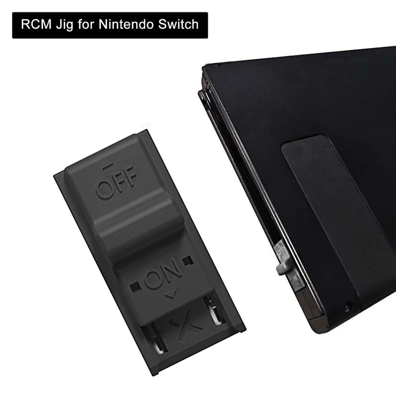RCM Jig, RCM Clip Tool Short Connector for Nintendo Switch Joy-Con Jig Dongle for NS Recovery Mode, Used to Modify the Archive, Play the Simulator(Black)