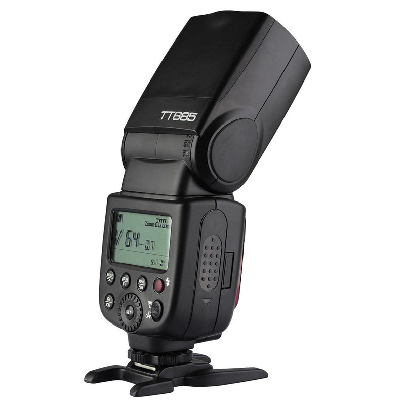 Godox TT600 GN60 2.4G 1/8000s Camera Flash Speedlite, 230 Full Power Flashes, 0.1-2.6s Recycle Time, Compatible for Canon, Nikon, Pentax, Olympus and Other DSLR Cameras with Standard Hotshoe & Filte