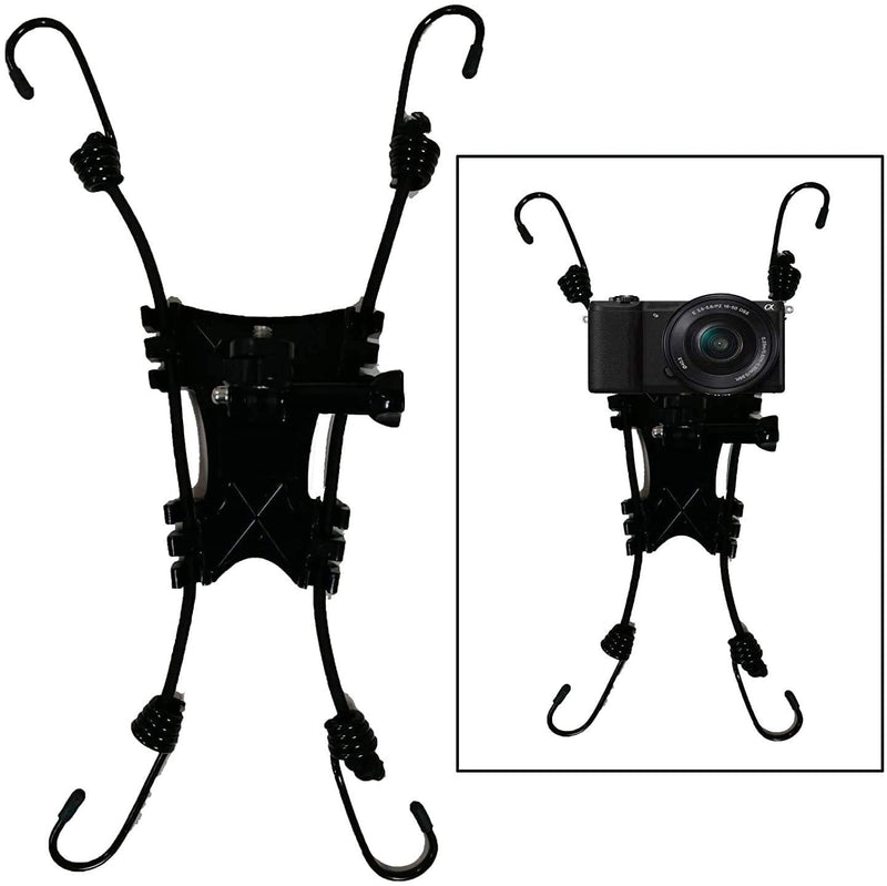 3 in 1 Universal Action Camera Chain Link Fence Mount for Action Camera/Digital Camera/Cell Phone Fence Mount - Ideal Backstop Camera Mount for Recording Baseball,Softball and Tennis Games