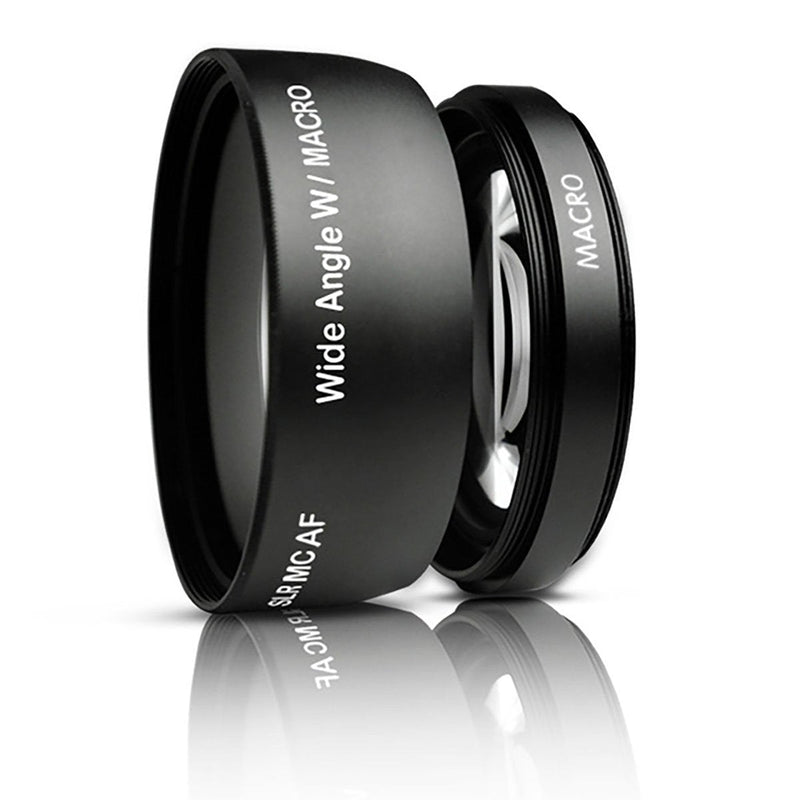 Ultra Deluxe Lens Kit for EOS M6 Mark II, EOS M50, EOS M50 Mark II, EOS M200 with 15-45mm Lens, Fuji X100V - Includes: 7pc 49mm Filter Set + 49mm Wide Angle and Telephoto Lens