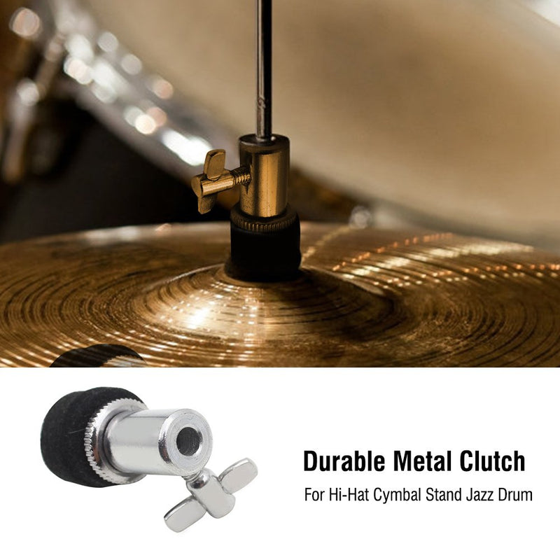 [AUSTRALIA] - Dilwe Jazz Drum Clutch, Metal Hi-hat Clutch for Hi Hat Cymbal Standard Jazz Drum Parts Accessories 