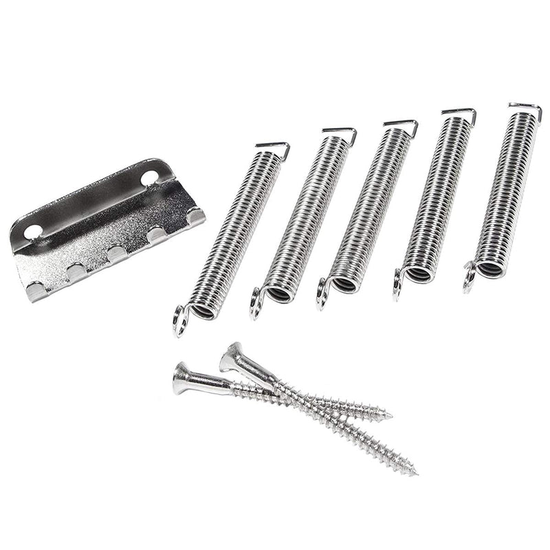 Alnicov Guitar Pure Vintage Tremolo Spring Claw Screws Kit for ST Strat Electric Guitar Replacement