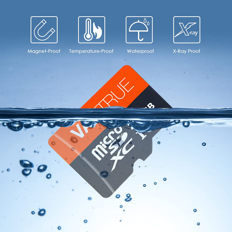 [AUSTRALIA] - Vantrue 256GB microSDXC UHS-I U3 4K UHD Video High Speed Transfer Monitoring SD Card with Adapter for Dash Cams, Body Cams, Action Camera, Surveillance & Security Cams Vantrue 256GB microSD Card 