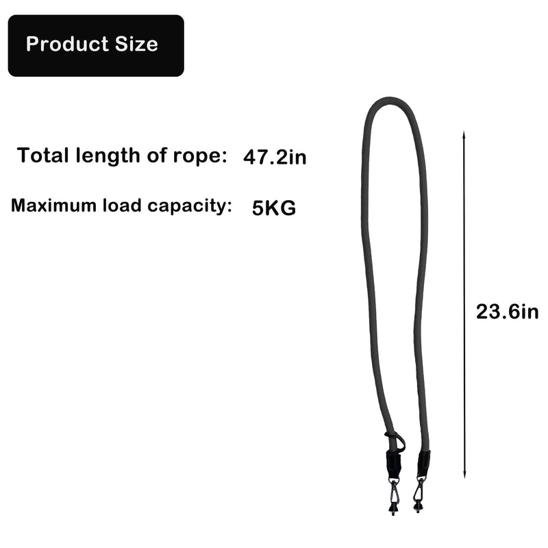 ZLMC Neck Lanyard Strap for DJI Mavic 3/2/Air2S Drone Controller Anti-Fall Neck Strap with RC Pro Lanyard Strap Shoulder Strap Drone Accessories(Black) Black