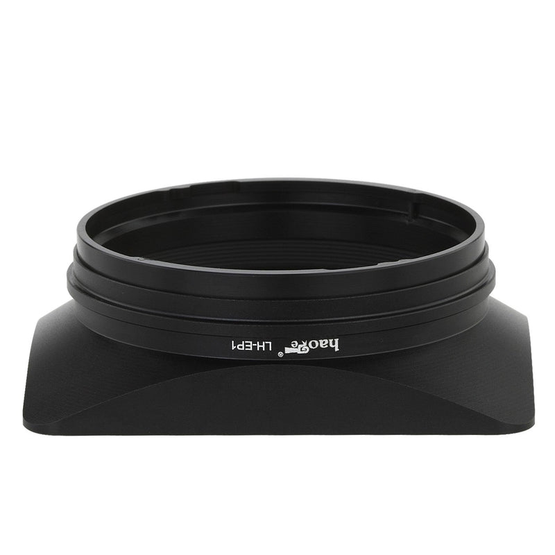 Haoge LH-EP1 Square Lens Hood for Sony RX1 RX1R RX1R II Camera, E 20mm f2.8, 28mm f2, 30mm f3.5, 35mm f1.8, 50mm f1.8, FE 24mm F1.8, Sonnar T FE 55mm F1.8 ZA, Sonnar T FE 35mm F2.8 ZA Lens