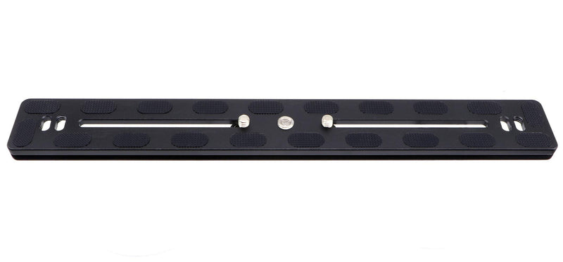 HITHUT PU-300 300mm Universal Lengthened Quick Release Plate Slide Rail with D-Ring Screw for Tripod Ball Head DSLR Camera, Arca-Swiss Compatible