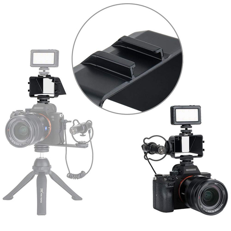 Adjustable Mirrorless Camera Flip Screen Mirror, Vlog Selfie Flip Screen Bracket for Sony ZV-1 A1 A6500 A6400 A6300 A7III Fujifilm X-E4 X-T3 X-T30 X-T20 Nikon Z5 Z7II Z6II Olympus E-M1