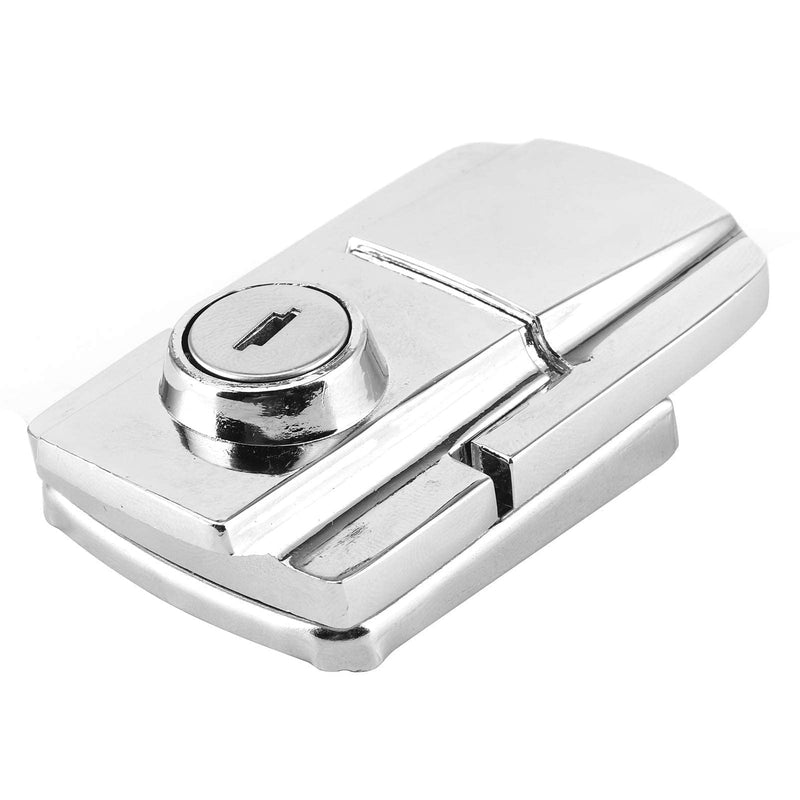 Motorcycle Trunk Lock Iron Trunk Lock Spring Toggle Latch Hasp Clamp Cabinet Locking Tool for Motorcycles and Traveling