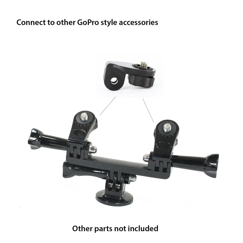 Action Mount - 4 pc Screw Adapter Set for Sport Cameras. 2 Styles of Design Camera Screw (1/4-Inch 20), Easily Connect Action Camera to Any Accessories. (4pcs Adapter Set)