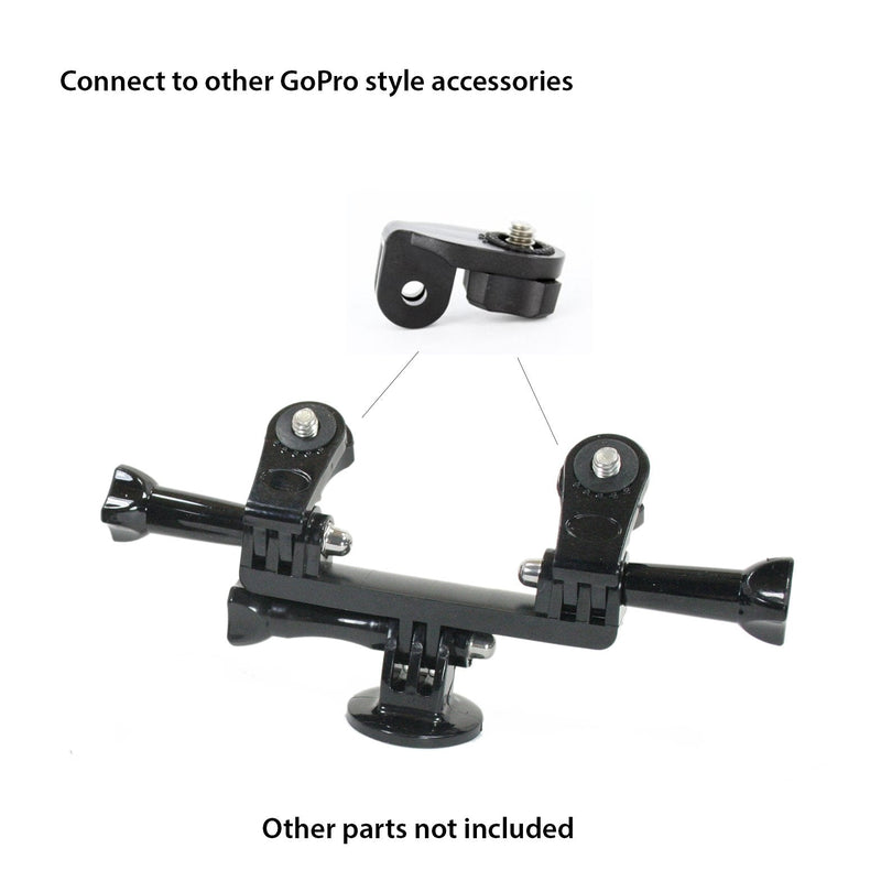 OCTO MOUNT | 2 pc Universal Gimbal Conversion Adapter Set for Sony Cam, Xiaomi, or GoPro. Has Camera Screw (1/4-Inch 20), Easily Connect Action Camera to GoPro Style Accessories.