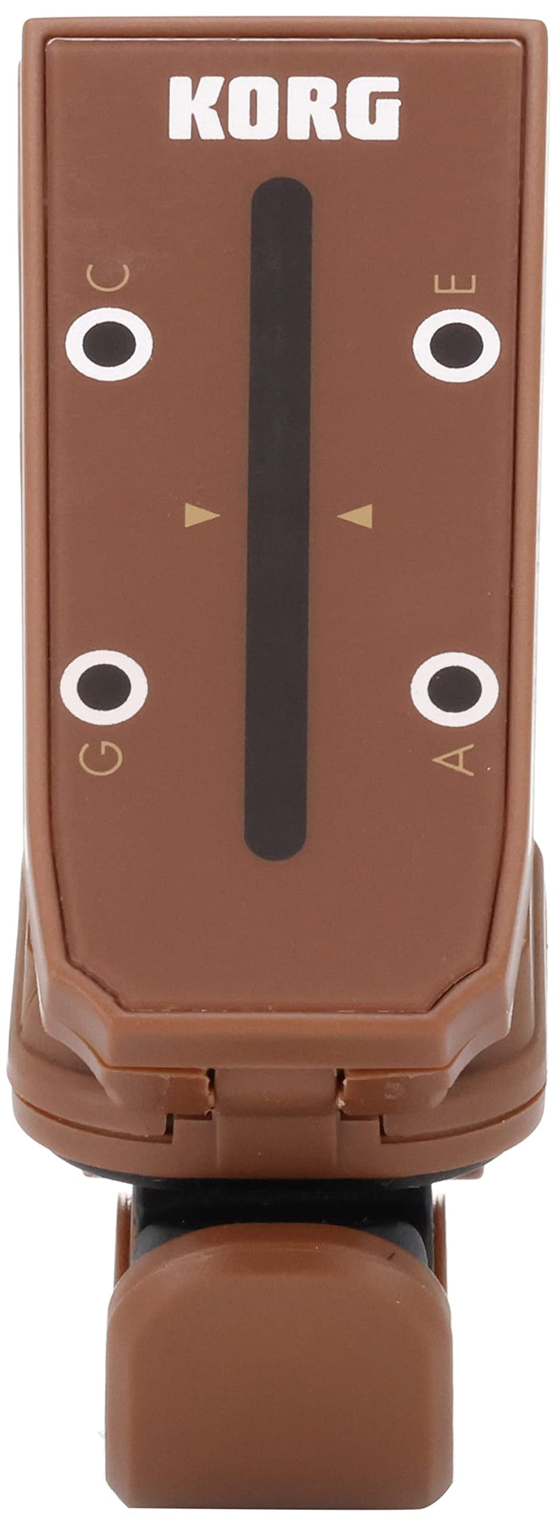 KORG MiniPitch compact Clip-On Ukulele Tuner - Brown HeadTune