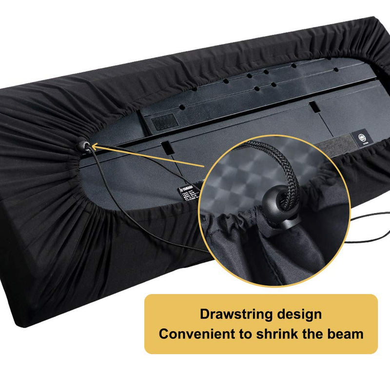 Ruibo 88 Key Keyboard Cover/Electronic Piano Keyboard Dust Cover with Drawstring made of 420D Oxford / 88 Key Music Keyboard Cover