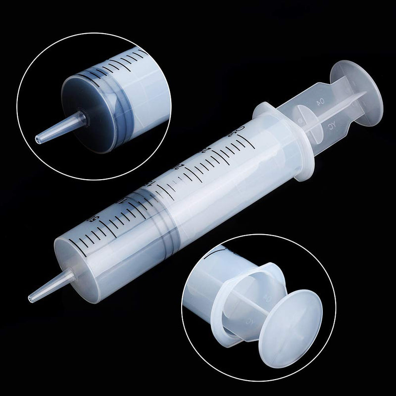 A AKRAF 300ml Syringe, Extra Large Plastic Syringes for Glue Dispensing, Scientific Labs, Watering, Refilling, Multiple Uses