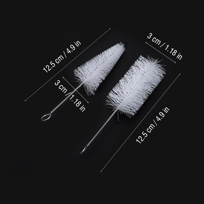 Trumpet cleaning set, 4-piece trumpet cleaning brush set, mouthpiece brush Valve brush Flexible brush cleaning cloth