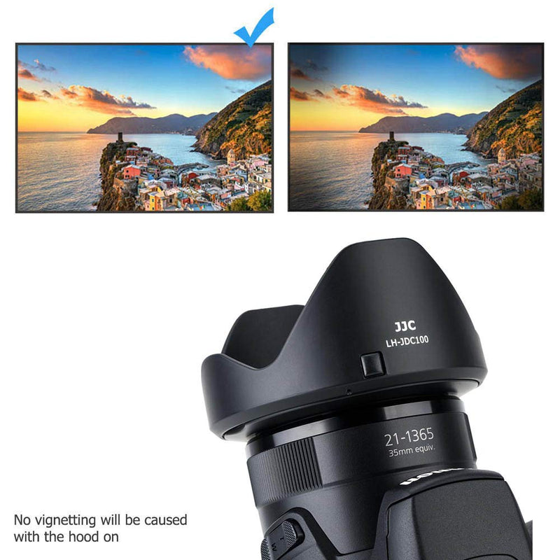 [AUSTRALIA] - 67mm Lens Hood Shade & Filter Adapter for Canon PowerShot SX70 HS SX540 HS SX530 HS SX520 HS G3 X SX60 HS SX50 HS SX40 HS SX30 is SX20 is Replaces Canon LH-DC100 & FA-DC67B 