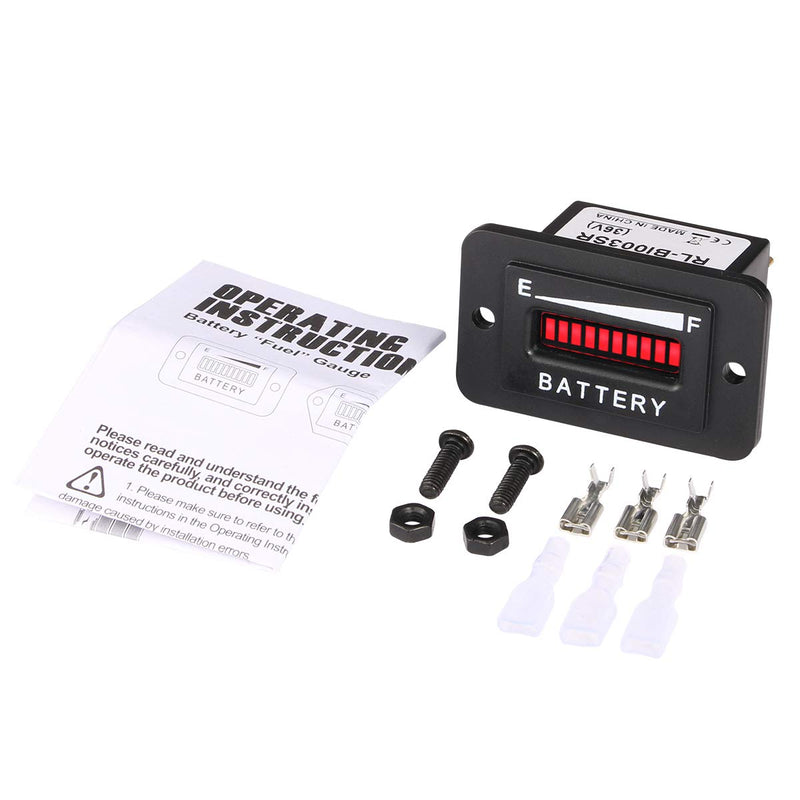 36 Volt LED Battery Indicator Meter Gauge for Golf Cart