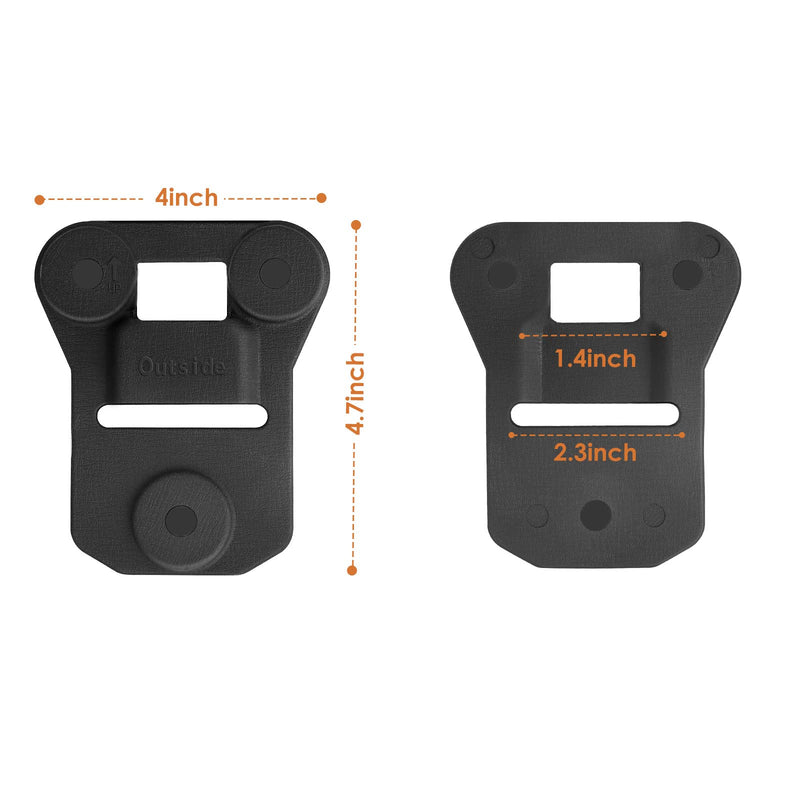 [AUSTRALIA] - CammPro Body Camera Magnetic Mount, Universal Magnet Mount Holder Wearable Clip,Stick to Clothes for All Brand Body Camera(New Upgrade) 