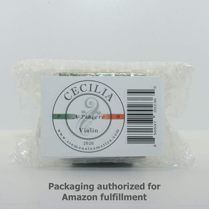 CECILIA ‘A Piacere’ Rosin for Violin, Rosin Specially Formulated Violin Rosin for Violin Bows with Included Rosin Spreader (Full Cake) Full Cake