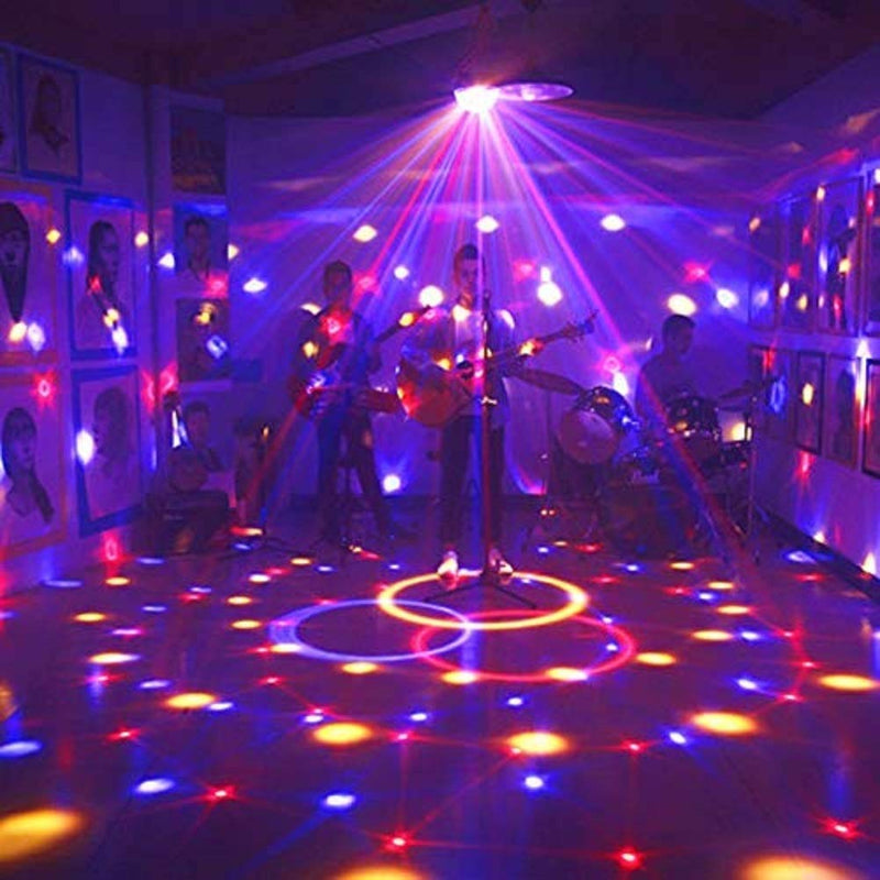 Bluetooth Disco Ball Light Wonsung 9-color Party Mirror Ball Projector Stage Lights Strobe Club lights Effect Mini Lights Magic Ball Dance Light