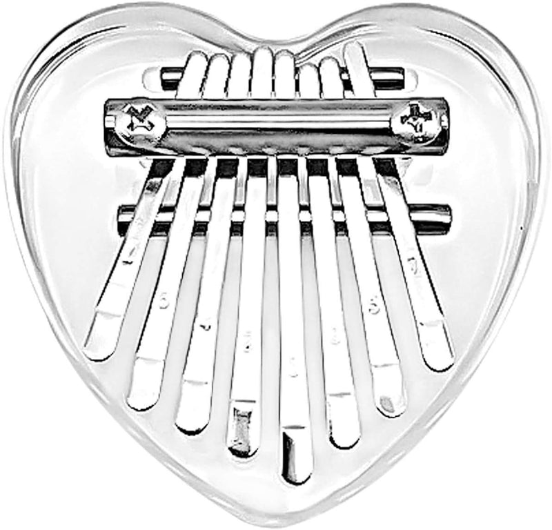 Kikunum Kalimba Portable Finger Piano Musical Instrument Gift for Kids and Adults Beginners Mini 8-Tone Valentine's Day Present