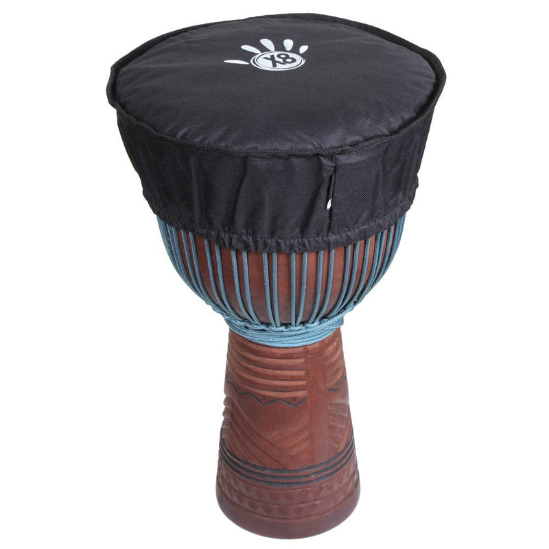 X8 Drums & Percussion X8-COVER-3M Waterproof Padded Djembe Hat, Medium