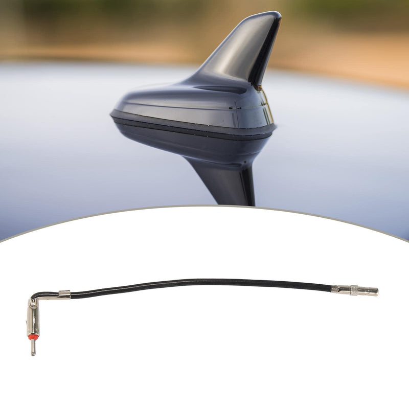 [AUSTRALIA] - X AUTOHAUX Car Radio Antenna 1 Male to 1 Female Adapter Right Angle Plug Cable Stereo Audio for Chrysler for Dodge for Ford for GM for Jeep 40-CR10 