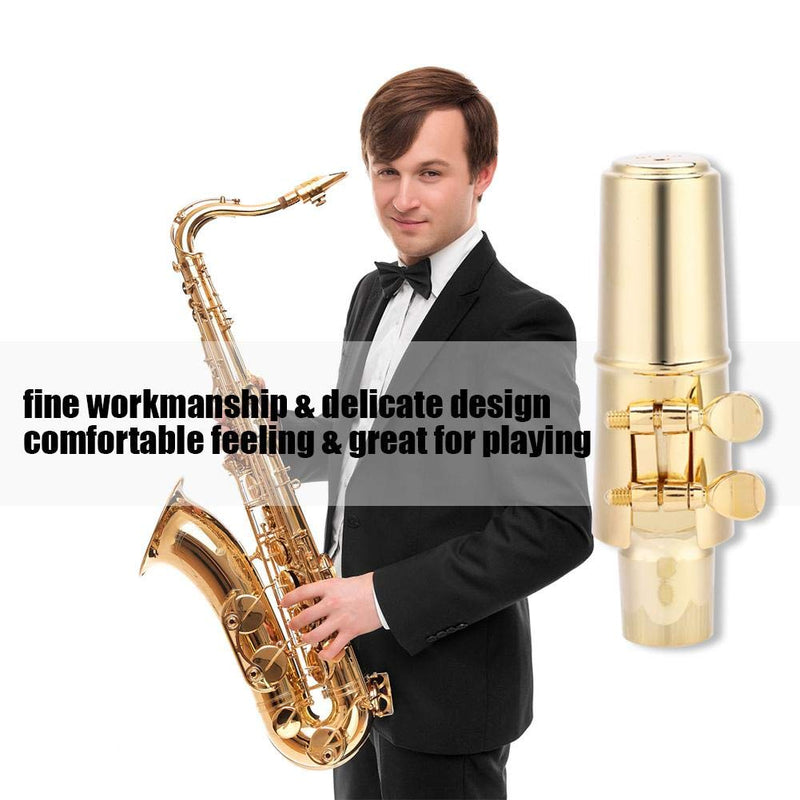 Vbestlife Eb Alto Saxophone 5C Mouthpiece, Eb Alto Sax 5C Mouthpiece with Cap Pads Musical Instruments Accessory