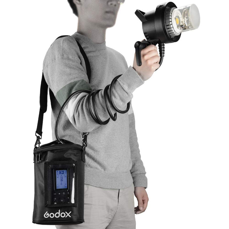 Godox PB-600P Portable Flash Light Case Bag with Shoulder Strap for Godox Witstro AD600Pro Strobe Light