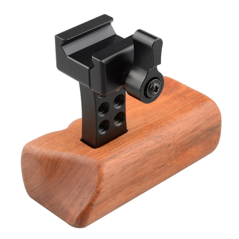 CAMVATE DSLR Wood Wooden NATO Handle Grip (Left Hand) Left hand