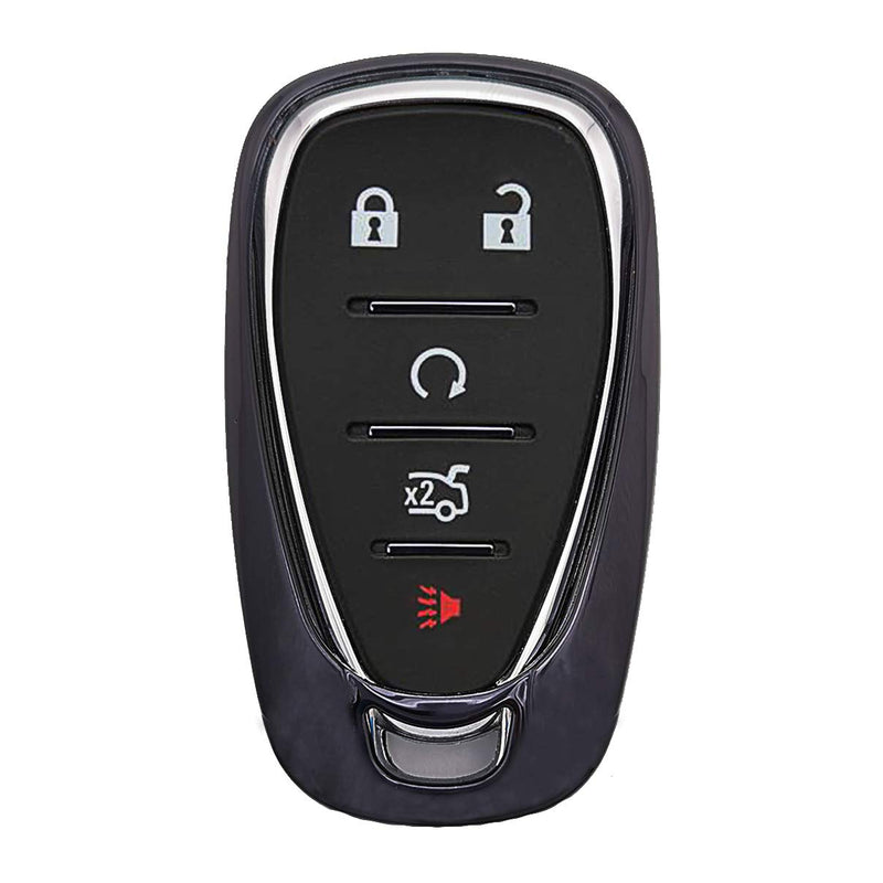 Black Soft TPU Key Fob Cover Case Remote Holder Skin Protector for Chevrolet 2016 2017 2018 2019 Chevy Malibu Camaro Cruze Traverse Sonic Volt Bolt Equinox Black
