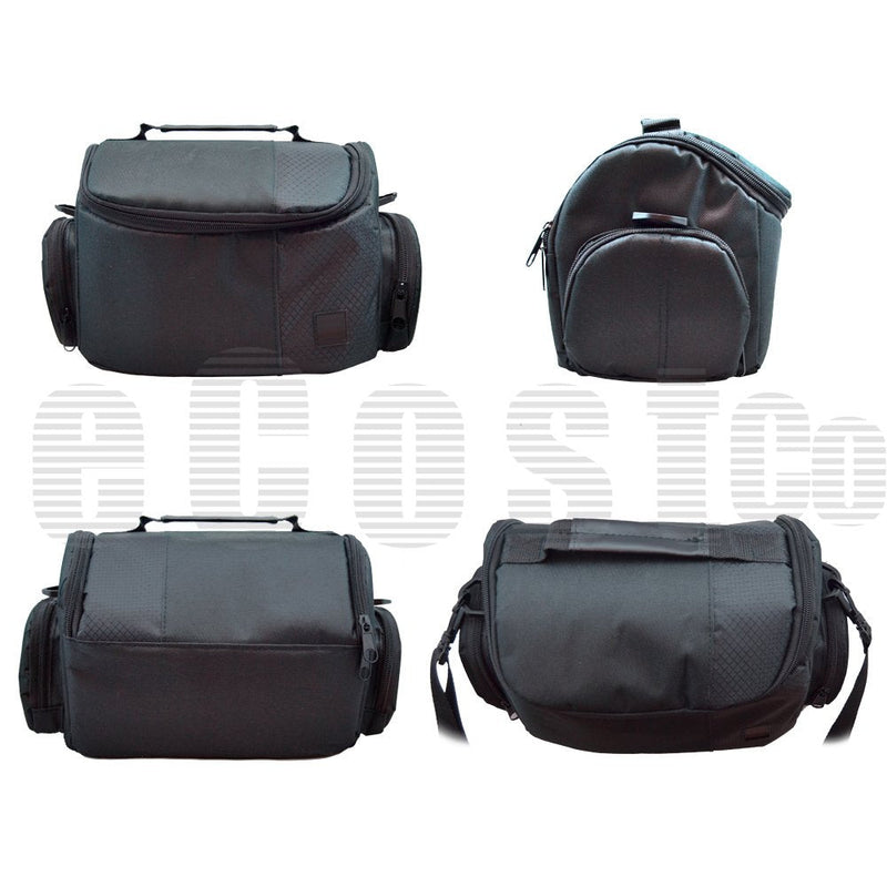 Large Digital Camcorder/Video Padded Carrying Bag/Case for Samsung HMX-F90, HMX-QF30 & More