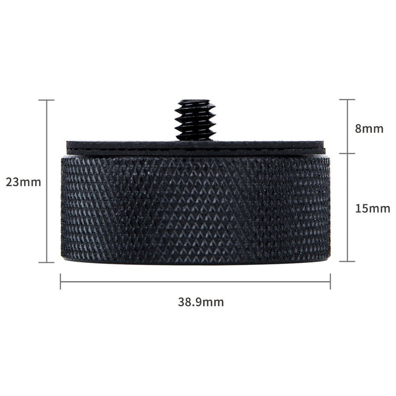 [AUSTRALIA] - JJC Male 1/4"-20 to Female 3/8"-16 Threaded Screw Converter Adapter for Mounting Camera and Other Devices with Female 1/4"-20 Thread to Tripod, Monopod and Other Devices with Male 3/8"-16 Thread 1/4" Male - 3/8" Female 