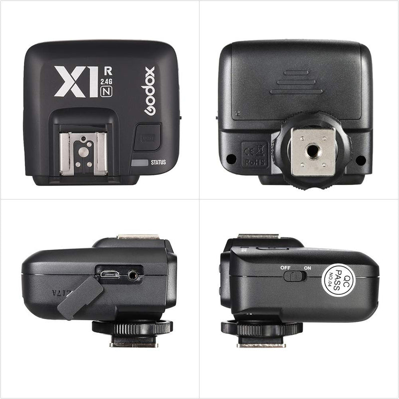 Godox X1R-N TTL 2.4G Wireless Flash Trigger Receiver for Nikon DSLR Camera for X1N Trigger