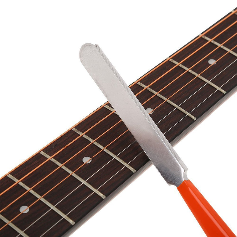 Timiy Stainless Steel Guitar Fret Wire Crowning Luthier File Tool for Guitar Polishing & Repair