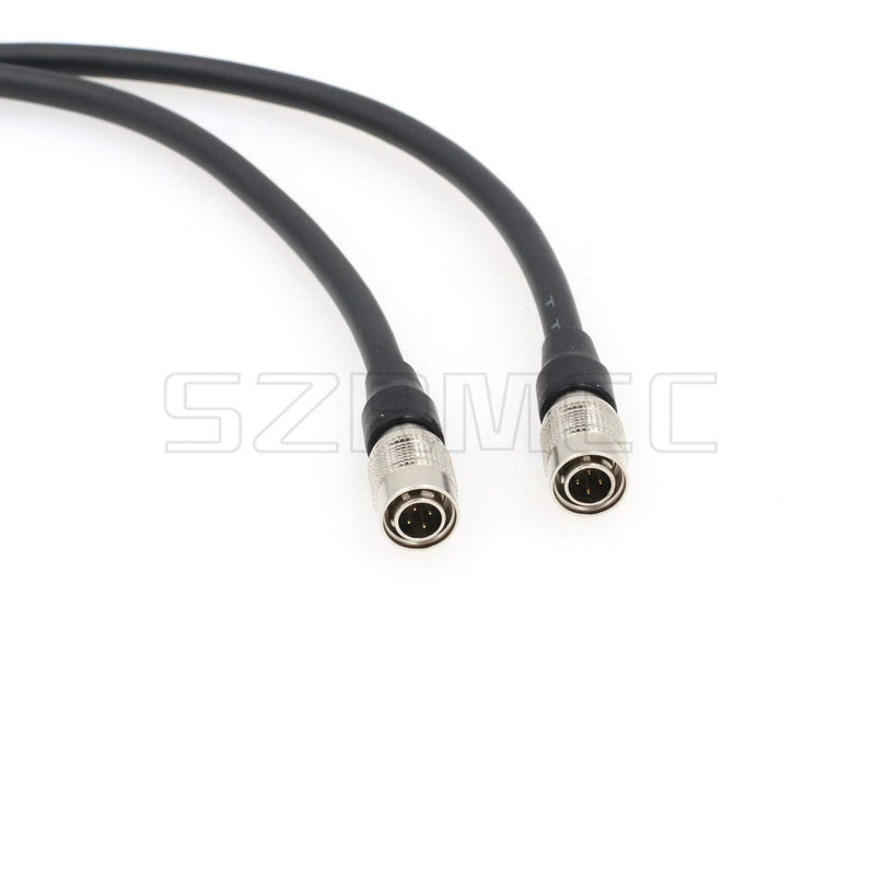 SZRMCC Hirose 4 Pin Male to Hirose 4 Pin Male Power Cable for Sony Arri Camera to Zaxcom Sound Devices Zoom F4 F8
