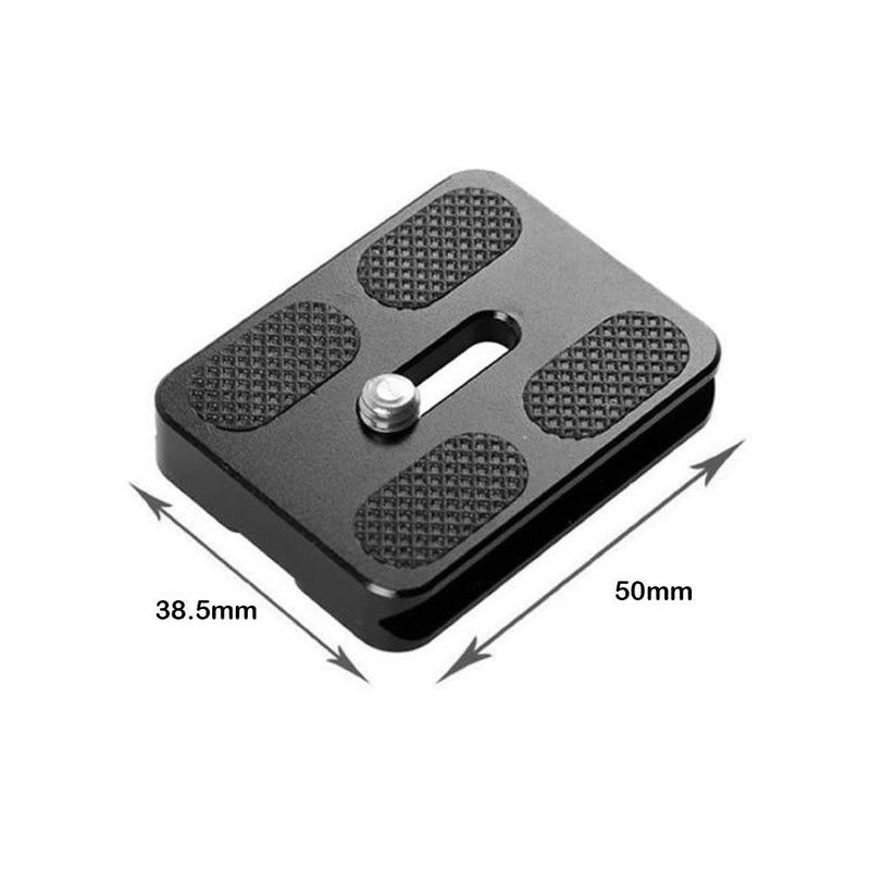 Harwerrel 50mm Quick Release Plate Fits Arca-Swiss Standard for Camera Tripod Ballhead