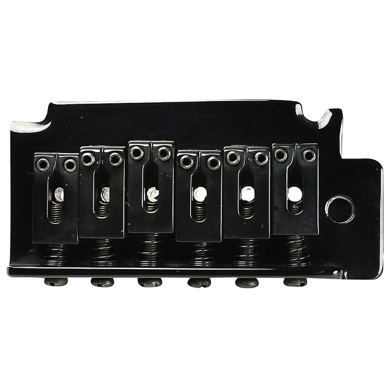 Musiclily Pro 52.5mm 2-Point Style Short Block Guitar Tremolo Bridge for Squier Strat, Black