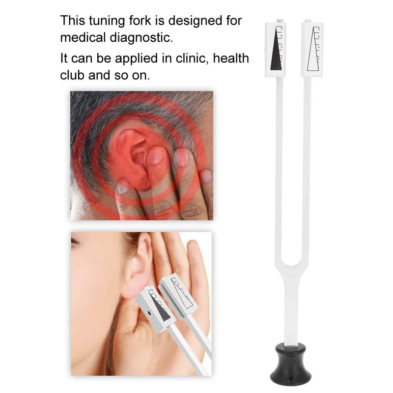 Brrnoo Tuning Fork, C64Hz and C128hz aluminum alloy adjustable Medical Tuning Fork Instruments Tuning Vibration Health DiagnosticTherapy Tool