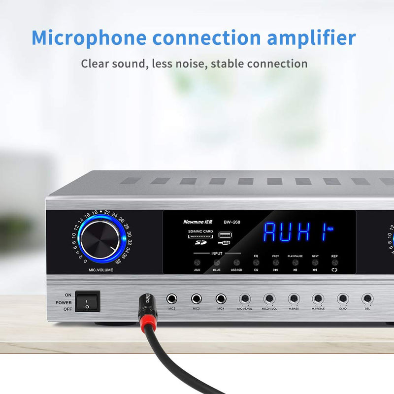 [AUSTRALIA] - DISINO Dual Female XLR to 1/4 inch(6.35mm) TRS Stereo Male Plug Y-Splitter Cable, Unbalanced 2-XLR Female to Quarter inch Adapter Patch Cord - 3.3 Feet /1 Meter 