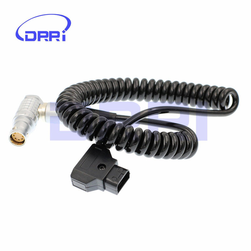 DRRI D-tap to FHJ.2B.308 Female Coiled Cable for Arri Alexa Mini Camera FHG 8P coiled cable