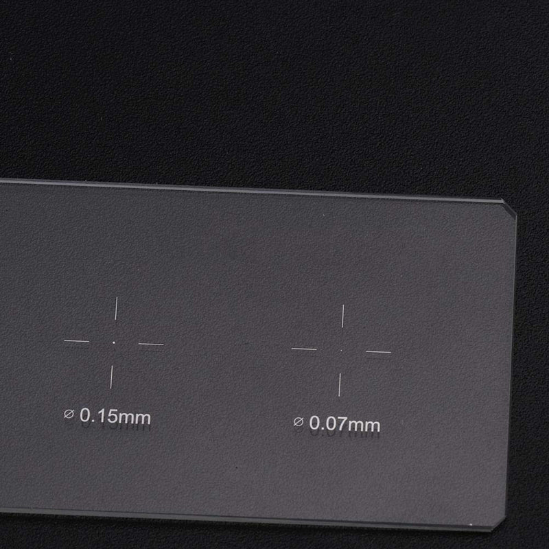 Microscope Slides Reticle Calibration Slide Ruler Microscope Objective Micrometer Calibration Slide Glass Stage Micrometer DIV 0.01mm