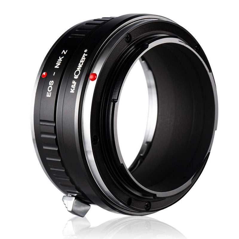 K&F Concept Lens Mount Adapter for Canon EF Mount Lens to Nikon Z6 Z7 Camera NIK Z