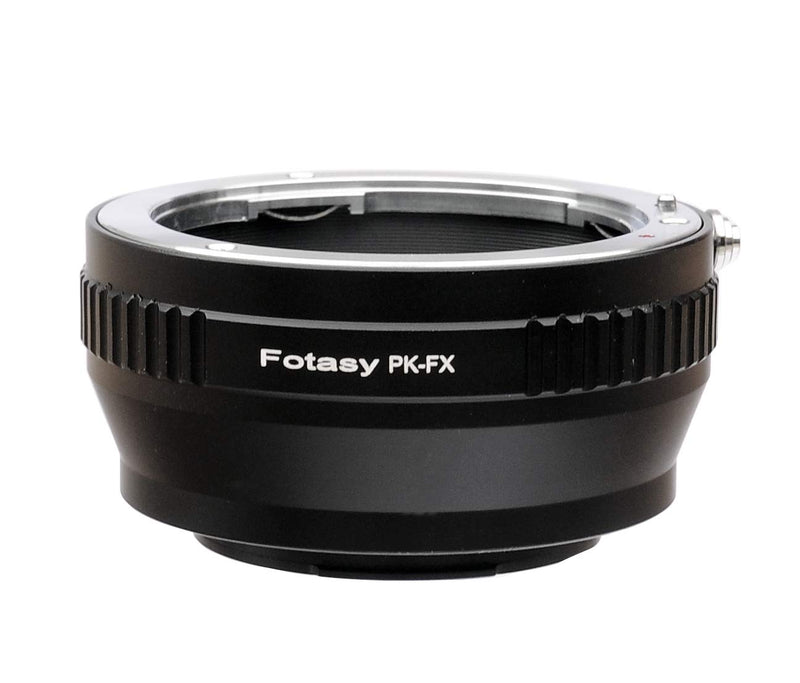 Fotasy Manual PK lens to Fuji X Adapter, Pentax K Mount to X-Mount Converter, Compatible w Fujifilm X-Pro1 X-Pro2 X-Pro3 X-E2 X-E3 X-A5 X-A7 X-A10 X-M1 X-T1 X-T2 X-T3 X-T10 X-T20 X-T30 X-T100 1X-H1 Pentax PK - Fujifilm X Adapter